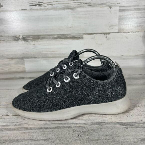Allbirds Womens 8 Wool Runners Sneakers Heather Gray‎ White Soles Size 9 - Picture 2 of 9